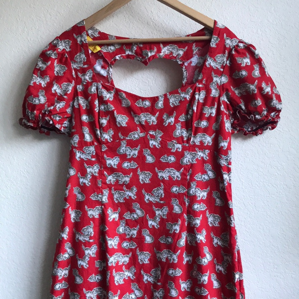 Bernie Dexter retro pin up wiggle dress kitten kitty size 2X